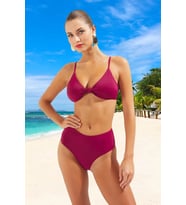 Modern Desenli Bikini Takımı Hızlı Kuruyan UV Korumalı Ergonomik Kesim Özel Tasarım