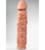 River World Damarlı Uzatmalı Dolgusu 6 cm  Pe nis Kılıfı
