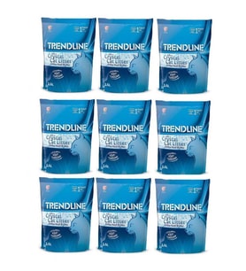 Trendline Tozsuz Silika Kedi Kumu 3,6 Lt 9'Lu Set