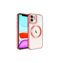 Apple iPhone 12 Kılıf Kross Magneticsafe Kapak - Kırmızı