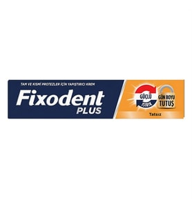 FİXODENT PLUS GÜÇLÜ ISIRIK DİŞ PROTEZ YAPIŞTIRICI TAT İÇERMEZ KREM 40 GR