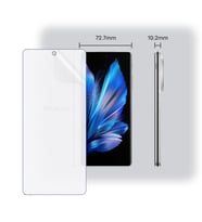 SChitec VIVO X Fold 3 Uyumlu Dış Ekran Nano Şeffaf Hidrojel Ekran Koruyucu
