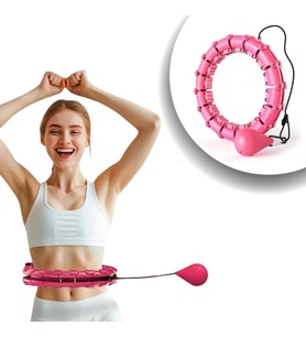 Ayarlanabilir Zayıflatıcı Hulahop Bel ve Karın Bölgesi İçin İnceltici Fitness Aleti Spor Çemberi