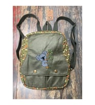 Koala Nakışlı Etnik Otantik Bohem Sırt Çantası Günlük Seyahat Kullanım (Bej)