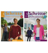 Schritte International Neu 4 ( A2.2 ) + Schritte International Neu 5 ( B1.1 ) Kurs Und Arbeitsbuch + Ar Teknolojisi Ile Kolay Öğrenme