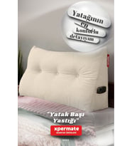 Yatak Başı Yastığı Sırt ve Bel Destek Yastığı 90 cm Yaslanma ve Dinlenme Yastığı