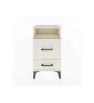 Arges Komodin Tek Raflı 2 Çekmeceli 44x30x80 Aytaşı-Aytaşı