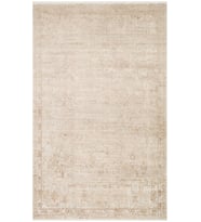 Makine Kaymaz Yıkanabilir Krem Eskitme Viskon Salon Halısı Mutfak Halısı Koridor Halısı Yolluk ivory