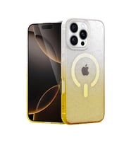 iPhone 16 Pro Max Pummel Shiny Magsafe Kapak - Gold