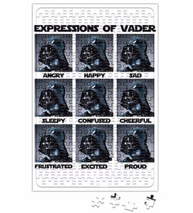 Vader Expressions Puzzle 240 Parça Yapboz