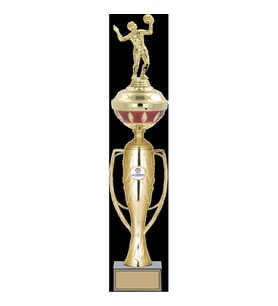 ODAK KUPA - Figürlü Kupalar - Voleybol Kadın Figürlü Kupalar FG-073 A - 55 cm