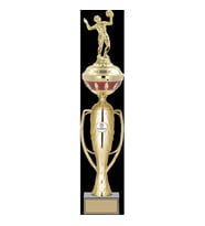 ODAK KUPA - Figürlü Kupalar - Voleybol Kadın Figürlü Kupalar FG-073 A - 55 cm
