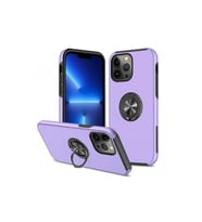 İphone 13 Kılıf Elit Yüzüklü Kapak - Mor