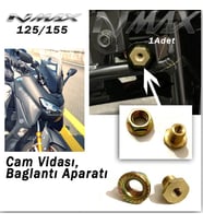 Yamaha Nmax 125/155 2021-2023 Cam Bağlantı Somun Seti (Siyah)