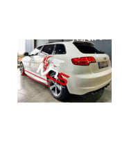 AUDİ A3 HB AERO MARŞPİYEL SAĞ SOL TK FİBERGLASS BOYASIZ
