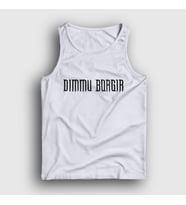 Presmono Unisex Beyaz Logo Dimmu Borgir Atlet 142299tt (Beyaz)