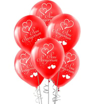Seni Seviyorum Baskılı Balon –25 Adet
