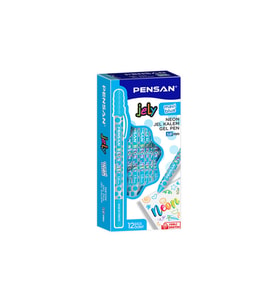 Jelly Neon Jel Kalem 12'li Kutu