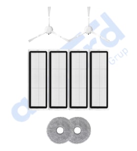 XİAOMİ S10+ , S20+ , X10+ , X20+ Uyumlu 2 Yan Fırça 4 Filtre 2 Mop PKT-iasgf0000818