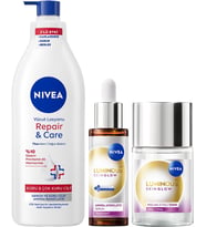 Aydınlatıcı Nemlendirici Cilt Bakım Seti, 30Ml, Tonik 100Ml Vücut Losyonu 400Ml