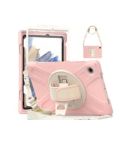 Newface Samsung Galaxy X200 Tab A8 10.5 Kılıf Amazing Tablet Kapak - Pembe