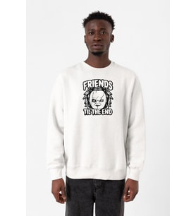 Friends Til The End Beyaz Erkek 2ip Sweatshirt