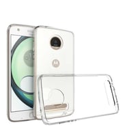 Lenovo Moto Z2 Play Kılıf Şeffaf Silikon Hibrit Case (Renksiz)