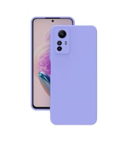 Xiaomi Redmi Note 12s Kılıf Kamera Korumalı Silikon Rubber Arka Kapak (Lila)
