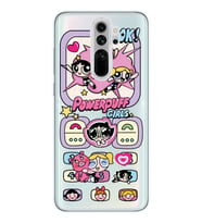 Redmi Note 8 Pro Uyumlu Powerpuff Girls Tasarımlı Şeffaf Telefon Kılıfı
