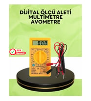 Mey İthalat® Profesyonel Dijital Multimetre Volt Amper Direnç Ölçümü