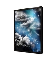 Fantastik Gökyüzü Çerçeveli Mdf Tablo