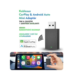 Kablosuz Android Auto/car Play Usb Dongle Cihazı