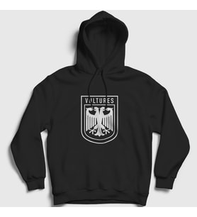 Presmono Unisex Beyaz Vultures Kanye West Kapüşonlu Sweatshirt 422500tt (Siyah)