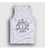 Presmono Unisex Beyaz Logo V2 Panic! at the Disco Atlet 72867tt (Beyaz)