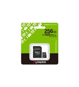 256 GB KINGSTON CANVAS SELECT PLUS MICRO SD CARD CL10 SDCS3/256GB