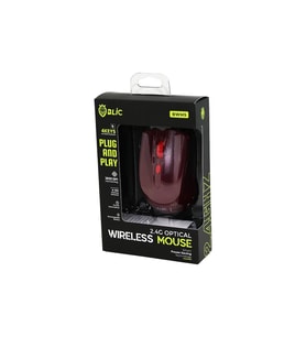 BORDO KABLOSUZ MOUSE 2.4G 8-10M DİSTANCE WİRELESS - KABLOSUZ 1600DPI OYUN FARE BWM-5 (5343)
