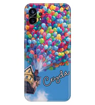 Nothing Phone 1 / 2 Kılıf İsim Yazılı Kişiye Özel Silikon Kapak Model-54 (Çok Renkli)