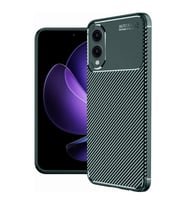 Samsung Galaxy S25 Edge Kılıf Auto Focus Karbon Kapak - Koyu Yeşil