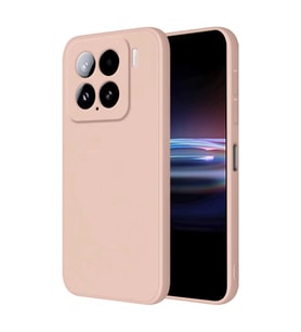 Mi 15 Pro Kılıf Nano İçi Kadife  - Pudra