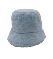 Kadın Kışlık Peluş Yumuşak Balıkçı Bucket Şapka Batik (Beyaz)