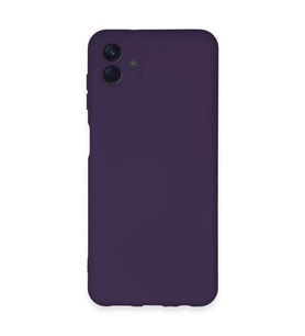 Samsung Galaxy A04e Kılıf Nano İçi Kadife Silikon - Mor
