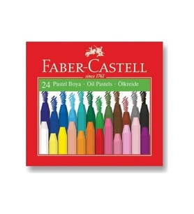Faber-Castell 24 Renk Karton Kutu Pastel Boya