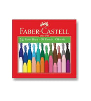 Faber-Castell 24 Renk Karton Kutu Pastel Boya