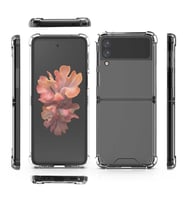 Galaxy Z Flip 4 Kılıf Zore Nitro Anti Shock Silikon Kılıf (Renksiz)