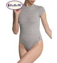 Kısa Kollu Çıtçıtlı Body (Gri)