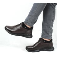 Dropland 8351 Kahve Milano %100 Deri Erkek Casual Ayakkabı  (Kahverengi)