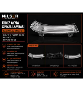 Golf 5 Ayna Sinyal Sağ 2004-2010