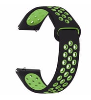 Microsonic Xiaomi AmazFit Bip Rainbow Sport Band Kordon Siyah Yeşil