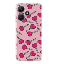 Infınıx Hot 30i Kılıf Resimli Desenli Baskılı Silikon Heart Lollipop 1414