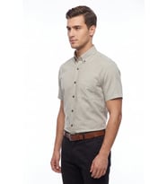 Erkek Klasik Tek Cepli %100 Cotton Kısa Kol Gömlek BGL-ST05624